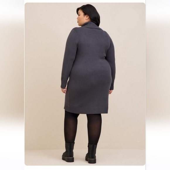 Ultra Soft Sweater Dress - Picture 2 of 5